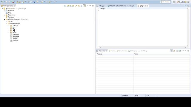 Tutorial 2: Commit Eclipse Maven WebApp to Git смотреть онлайн