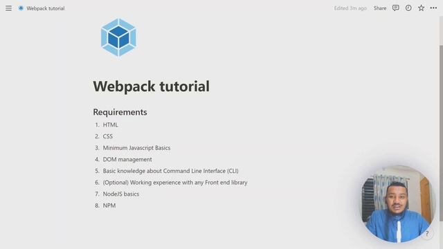 2. Requirements for learning Webpack - বাংলা | Webpack Bangla Tutorial Series смотреть онлайн