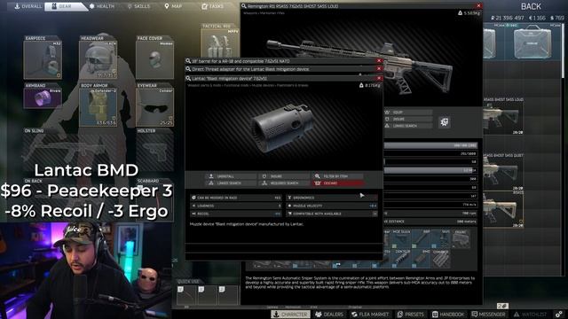 LOUD to QUIET RSASS Build - Perfect for Late Wipe - Escape From Tarkov смотреть онлайн