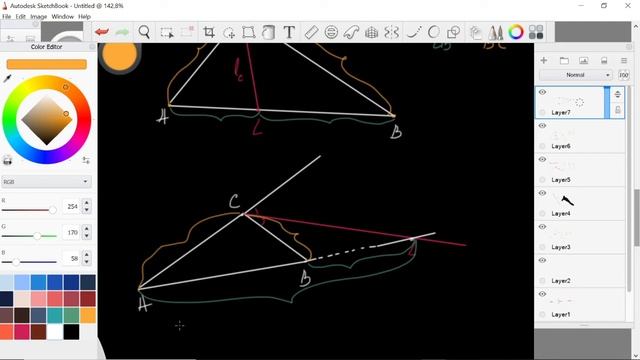 Свойство на ъглополовящата смотреть онлайн