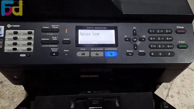 Brother MFC-8520DN Toner Reset смотреть онлайн