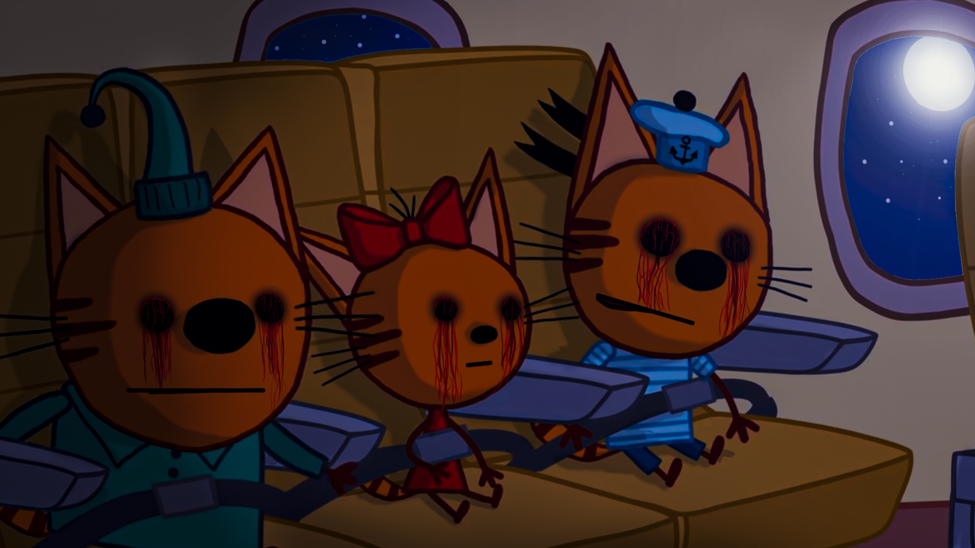 Horror Три кота "Проклятье" смотреть онлайн