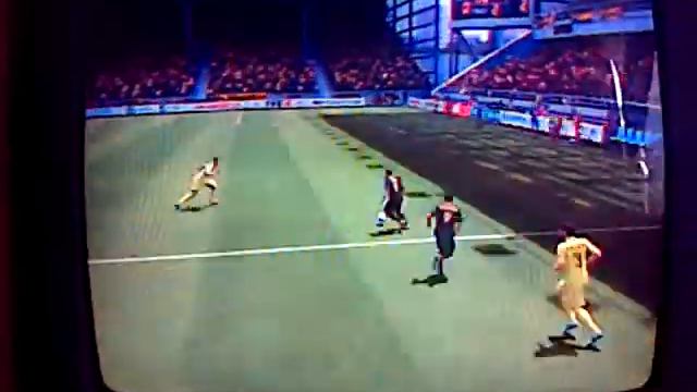Xavi pass to Messi-Goal #FIFA14 смотреть онлайн