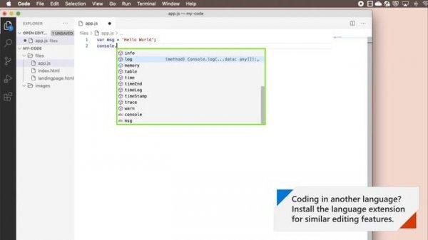 Edit and Run Code in Visual Studio Code