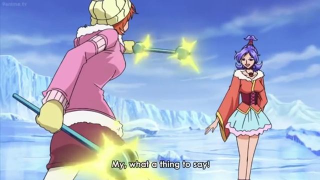 One Piece: Nami and Sanji vs Arbell and Salchow смотреть онлайн