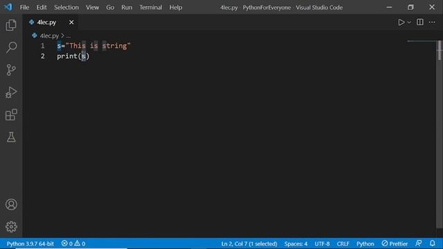 What are Strings in Python | How to take Input and Output in Python | #Pythonforeveryone смотреть онлайн