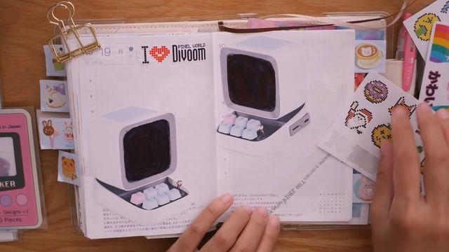 Unboxing Kawaii Divoom Ditoo Pixel Art Speaker ? + Journal With Me | Rainbowholic смотреть онлайн