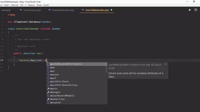 Curso de Laravel | Seeders & Model Factories - Video 40 смотреть онлайн