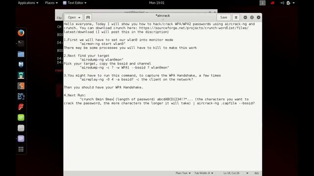 Hack wifi password WPA/WPA2 kali linux 2016.1 (aircrack-ng) смотреть онлайн