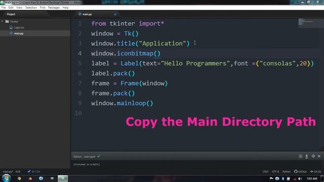 How To Change Default Tkinter Logo | GUI | Python | Yoo The Best | смотреть онлайн
