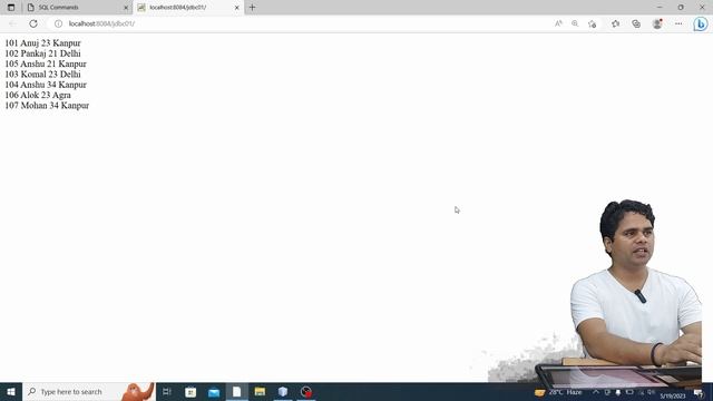 JSP-12: JSP with JDBC( JSP Program for Showing Record) | Advanced Java Tutorial in Hindi смотреть онлайн