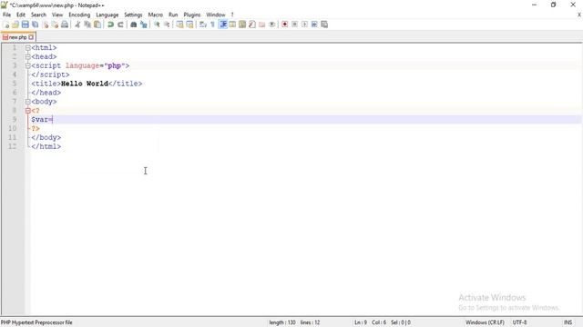 Lecture-2 PHP Syntax Overview смотреть онлайн