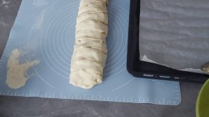 Штрудель с яблоками из слоёного теста ?? Быстро, вкусно и красиво?