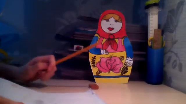 Делаем матрёшку из бумаги.???. смотреть онлайн