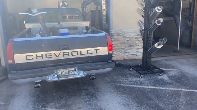 1988 Chevy 1500 5.7L DUAL EXHAUST w/ STRAIGHT PIPES! смотреть онлайн