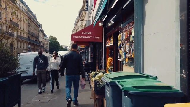 ?? Walking tour in Paris : From Gare du Nord to Gare de l'Est ? смотреть онлайн