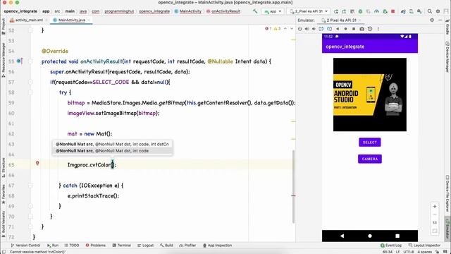 #2 | How to load image in opencv android | java | openCV 4.6.0 смотреть онлайн