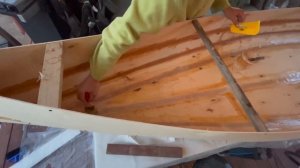 Делаю каноэ из подручных материалов своими руками. Каноэ из фанеры ч.3 галтели, герметизация корпус