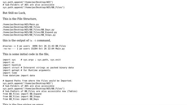 Unix & Linux: No module Found error in Linux but Works fine in Windows смотреть онлайн
