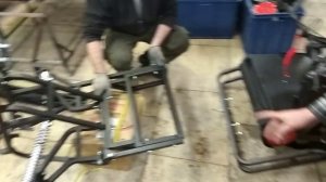 Сборка лыжного модуля для переднеприводного мотобуксировщика