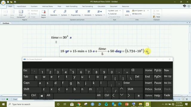 Lecture 4 Evaluating and defining different variable in Mathcad смотреть онлайн