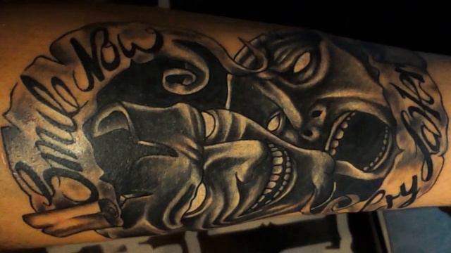 1 session 5 hours COVER UP - Black and Grey смотреть онлайн