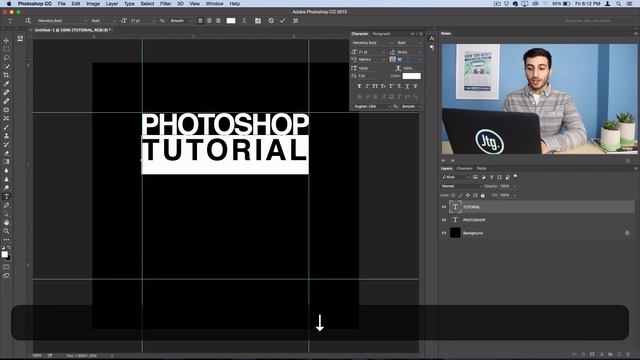 Photoshop Tutorial: How to Perfectly Align Text into a Square смотреть онлайн