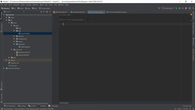 Hibernate Dersleri - 33 - Dao ve EntityService'lerin Oluşturulması смотреть онлайн