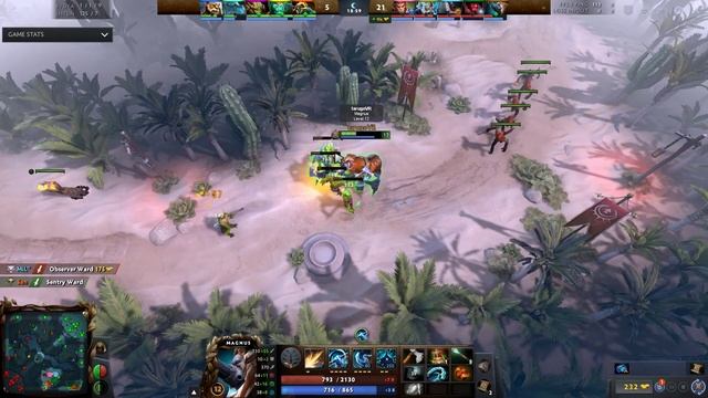 Magnus Offlane Gameplay - Patch 7.26c (Dota 2 Gameplay) смотреть онлайн