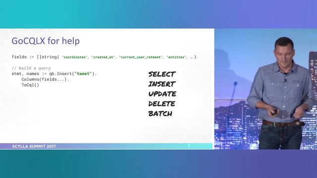 Scylla Summit 2017: Gocqlx - A Productivity Toolkit for ScyllaDB and Apache Cassandra смотреть онлайн