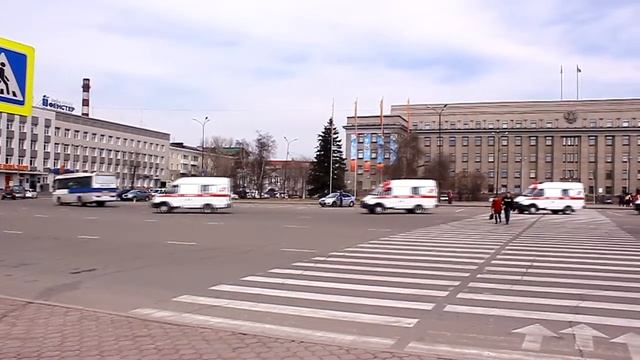 Машины неотложки. Иркутск. 30.04.2013 смотреть онлайн