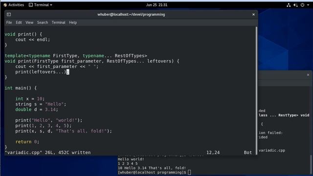 Variadic Templates & Fold Expressions in C++ смотреть онлайн
