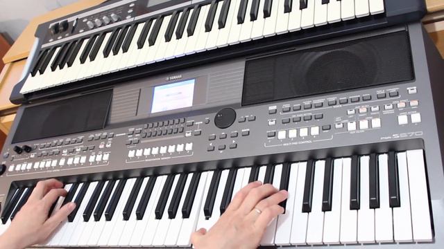 Frank Sinatra Strangers In The Night Yamaha PSR S670 Cover смотреть онлайн