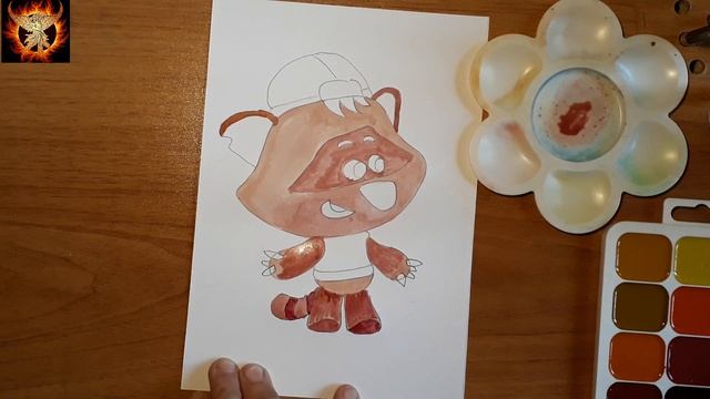 Рисуем енота сашу из мимимишек смотреть онлайн