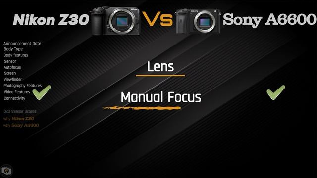 Camera Comparison : Nikon Z30 vs Sony A6600 смотреть онлайн