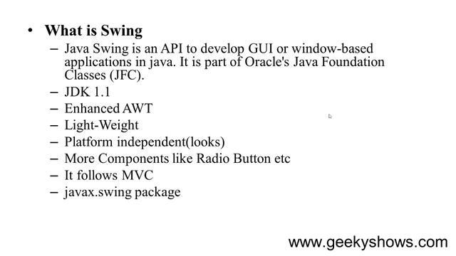 What is Java Swing (Hindi) смотреть онлайн