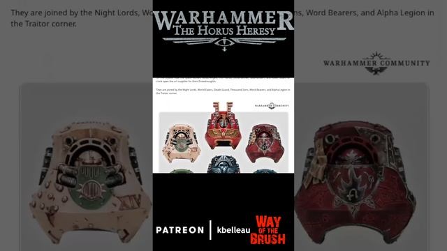Heresy Thursday – Fly Your Legion Colours With 12 More Contemptor Dreadnought Upgrade Packs #shorts смотреть онлайн