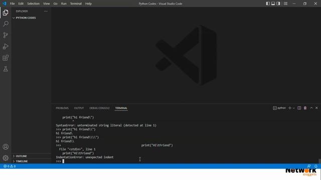 221. CCNP Encore + Enarsi | CCNP Automation - Python - Escape Sequences in Python | CCNP in Hindi смотреть онлайн