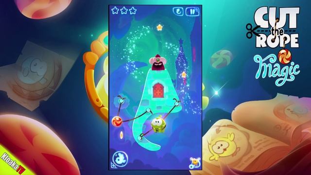 Cut The Rope: Magic 1-15 Sky Castle Walkthrough (3 Stars) смотреть онлайн