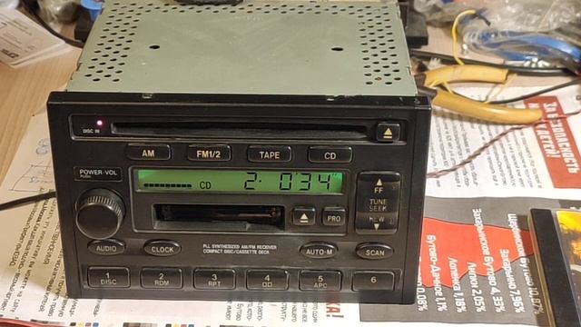 Обзор магнитолы Mazda Bose 1276