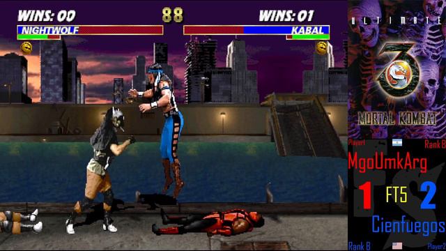 Ultimate Mortal Kombat 3 - 2v2 - MgoUmkArg [Various] vs Cienfuegos [Ermac/Kabal] (Fightcade FT5) смотреть онлайн