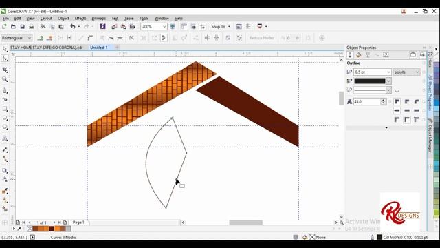 Stay Home Stay Safe | Go Corona Go| Logo Design in CorelDraw Tutorial смотреть онлайн