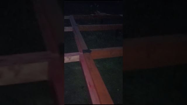 Обвязка свайного фундамента веранды пакетом из 3 досок 45х145 #2 смотреть онлайн