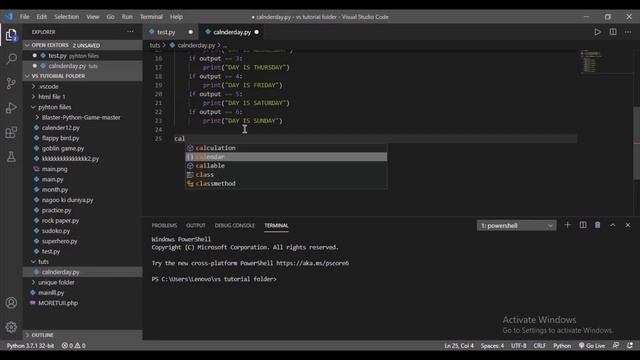 HOW TO MAKE DAY TELLING PROGRAM USING CALENDAR MODULE IN PYTHON | MINI PYTHON PROJECTS FOR BEGINNER смотреть онлайн