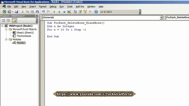 Microsoft Excel Short VBA Code #14 | How to Delete Entire Row if A Cell is Blank using VBA | смотреть онлайн