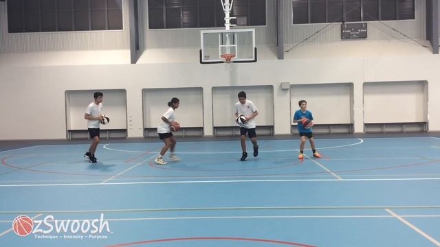 Fun Basketball Games for Kids - Pivot Reaction Drill смотреть онлайн