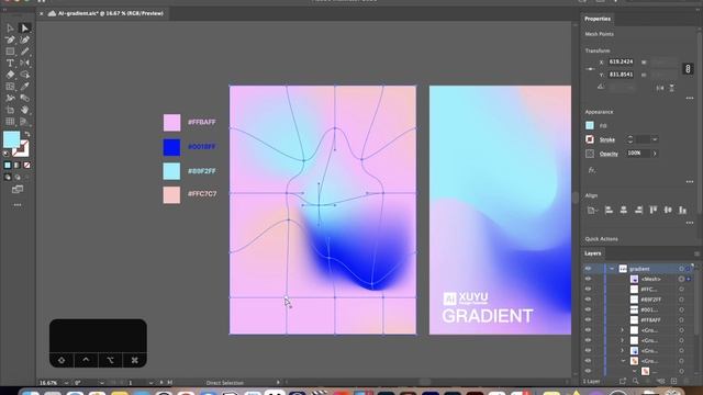 Adobe Illustrator Tutorial | How To Create Mesh Gradient With Adobe Illustrator смотреть онлайн