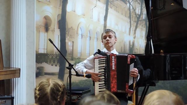 А.Пьяццола "Либертанго", исп. Фёдор Анцух (баян) смотреть онлайн