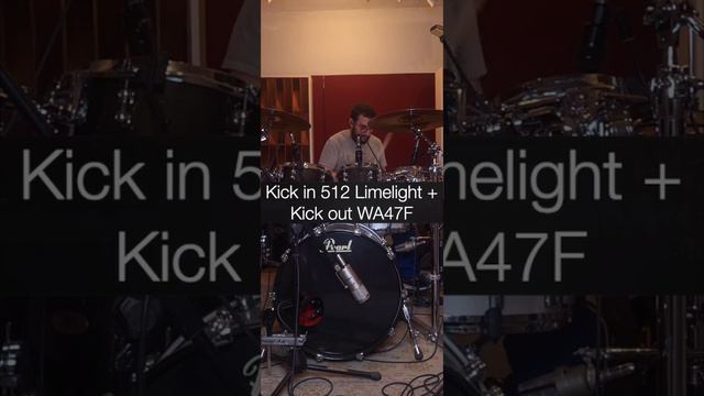 Warm audio WA47F and 512 Audio Linelight Kick drum. смотреть онлайн