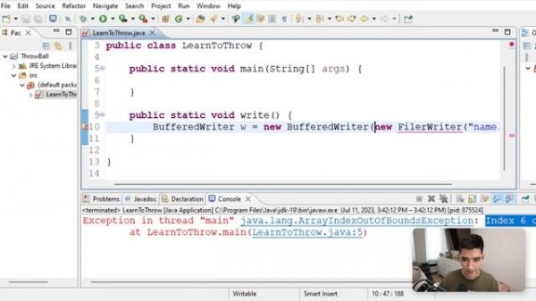 Throw And Throws In Java Tutorial #48